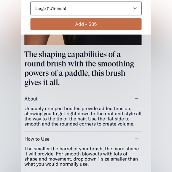 NWOT BIO IONIC Large (1.75inch) Round Brush - Picture 2 of 11